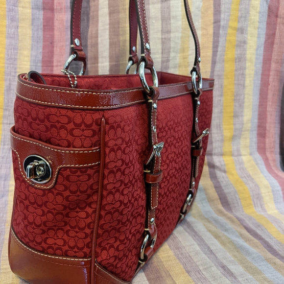 Authentic Coach Miniature Signature Tote F12346 - Picture 2 of 13